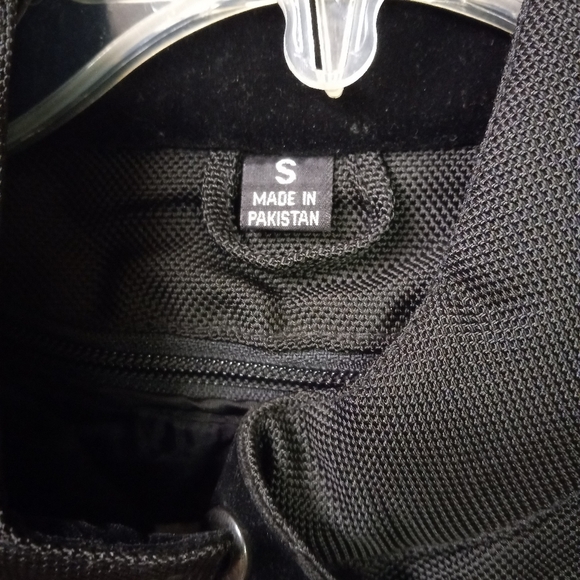 1st Racing Motorcycle Jacket Black, Reflectors, Backpack, Removable Vest Sz Sm - Picture 2 of 13